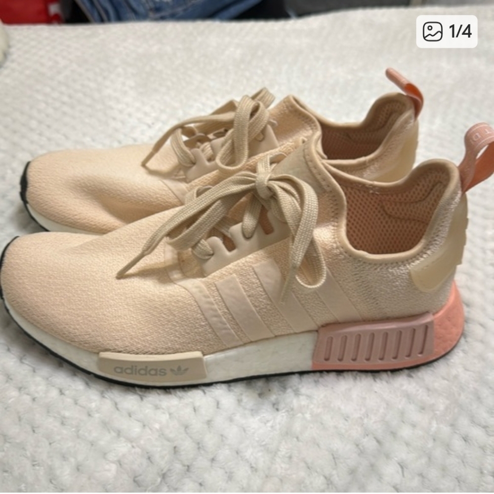 Adidas Women's NMD R1 Peach Sneakers
